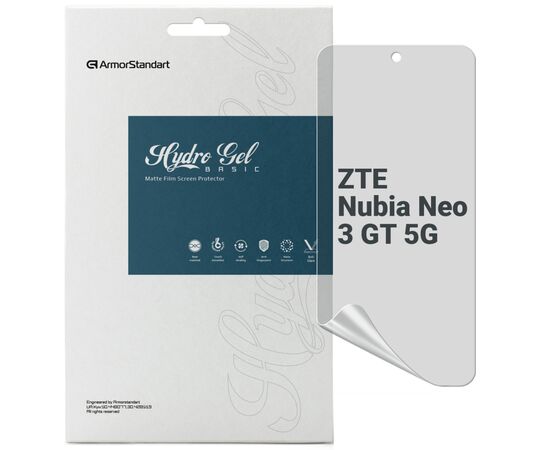 Плівка захисна Armorstandart hydrogel Matte ZTE Nubia Neo 3 GT 5G (ARM88884)