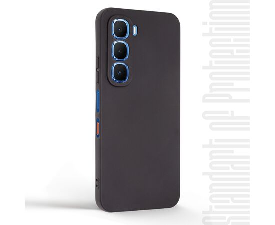 Чохол до мобільного телефона Armorstandart Matte Slim Fit Infinix Hot 60 4G Camera cover Black (ARM87260), зображення 2