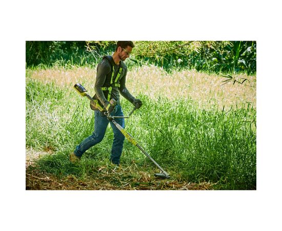 Триммер садовый Ryobi Max Power RBC36X26BG2-0 36V, 26см, нож/леска 30см, эргоремни Vertebrae 3.7кг (без АКБ и ЗУ) (5133006434), изображение 2 Триммер садовый Ryobi Max Power RBC36X26BG2-0 36V, 26см, нож/леска 30см, эргоремни Vertebrae 3.7кг (без АКБ и ЗУ) (5133006434), изображение 2