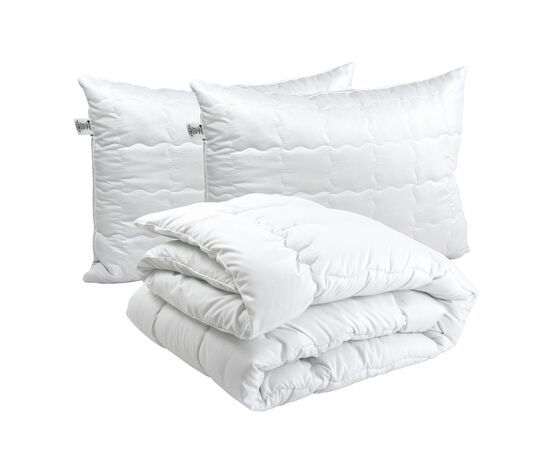 Одеяло Руно набор одеяло силиконовое Warm Silver 200х220+2 подушки 50х70 (925.52_Warm Silver)