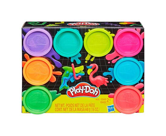 Набор для творчества Hasbro 8 цветов Радуга NEON (E5044_E5063) Набор для творчества Hasbro 8 цветов Радуга NEON (E5044_E5063)