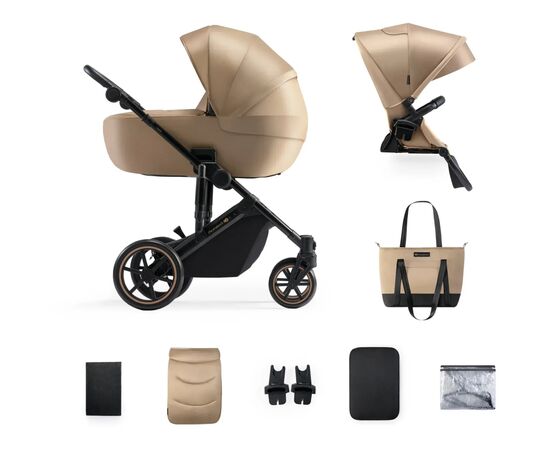 Коляска Kinderkraft 2 в 1 Prime 2 Sandrose Beige (KSPRIM02BEG2000 (5902533922871), изображение 4 Коляска Kinderkraft 2 в 1 Prime 2 Sandrose Beige (KSPRIM02BEG2000 (5902533922871), изображение 4