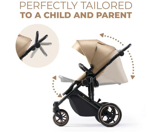 Коляска Kinderkraft 2 в 1 Prime 2 Sandrose Beige (KSPRIM02BEG2000 (5902533922871), изображение 6 Коляска Kinderkraft 2 в 1 Prime 2 Sandrose Beige (KSPRIM02BEG2000 (5902533922871), изображение 6