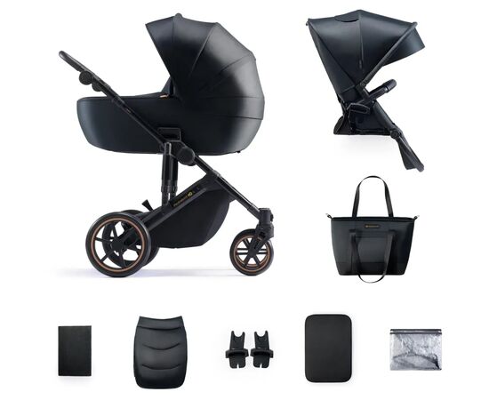 Коляска Kinderkraft 2 в 1 Prime 2 Venezian Black (KSPRIM02BLK2000 (5902533922895), изображение 4 Коляска Kinderkraft 2 в 1 Prime 2 Venezian Black (KSPRIM02BLK2000 (5902533922895), изображение 4