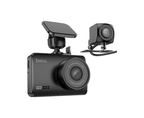 Видеорегистратор HOCO DV3 Driving recorder with display dual-channel Black (6942007608183) Видеорегистратор HOCO DV3 Driving recorder with display dual-channel Black (6942007608183)