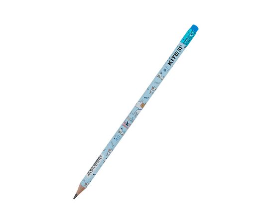 Карандаш графитный Kite Dog круглый, с резинкой, НВ (K24-056-1) Карандаш графитный Kite Dog круглый, с резинкой, НВ (K24-056-1)