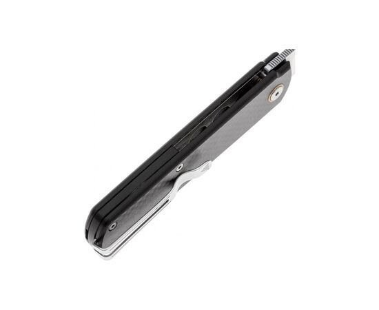 Нож SRM Qrick, Sandvik 14C28N, G10 + carbon fiber, чорний (408L-KB), изображение 3 Нож SRM Qrick, Sandvik 14C28N, G10 + carbon fiber, чорний (408L-KB), изображение 3
