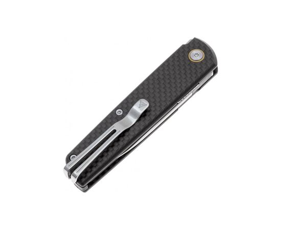 Нож SRM Qrick, Sandvik 14C28N, G10 + carbon fiber, чорний (408L-KB), изображение 4 Нож SRM Qrick, Sandvik 14C28N, G10 + carbon fiber, чорний (408L-KB), изображение 4
