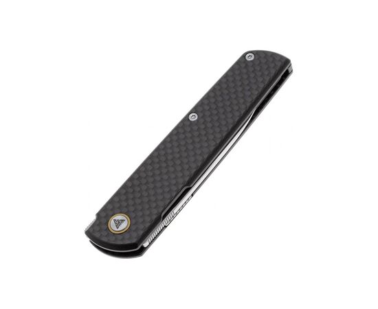 Нож SRM Qrick, Sandvik 14C28N, G10 + carbon fiber, чорний (408L-KB), изображение 5 Нож SRM Qrick, Sandvik 14C28N, G10 + carbon fiber, чорний (408L-KB), изображение 5