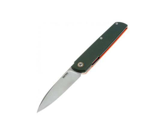 Нож SRM Qrick, Sandvik14C28N, G10, помаранчево-зелений (408L-GX) Нож SRM Qrick, Sandvik14C28N, G10, помаранчево-зелений (408L-GX)