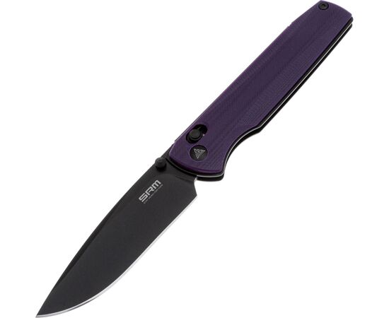 Нож SRM Terrier, D2, G10, фіолетовий (258L-GN) Нож SRM Terrier, D2, G10, фіолетовий (258L-GN)