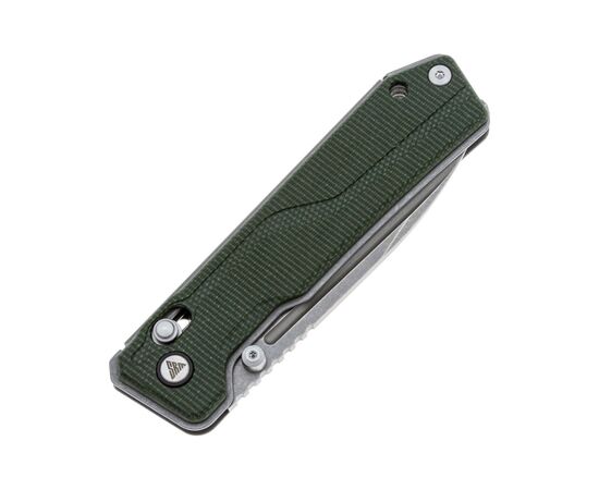 Нож SRM Rubik, Sandvik 14C28N, мікарта, зелений (7228B-MG), изображение 3 Нож SRM Rubik, Sandvik 14C28N, мікарта, зелений (7228B-MG), изображение 3