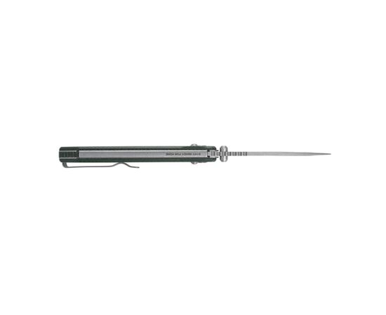 Нож SRM Rubik, Sandvik 14C28N, мікарта, зелений (7228B-MG), изображение 5 Нож SRM Rubik, Sandvik 14C28N, мікарта, зелений (7228B-MG), изображение 5