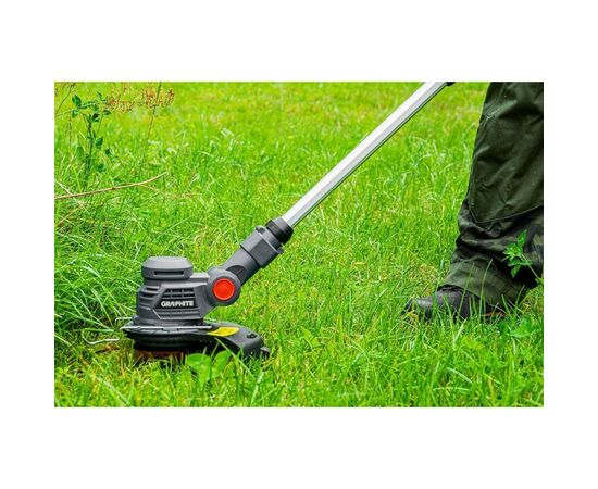 Триммер садовый Graphite Energy+ 18V, 25.4см, 1.8кг (без АКБ и ЗУ) (58G030), изображение 12 Триммер садовый Graphite Energy+ 18V, 25.4см, 1.8кг (без АКБ и ЗУ) (58G030), изображение 12