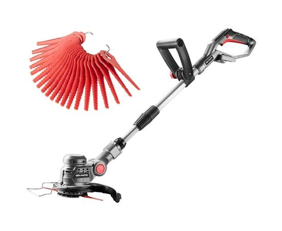 Триммер садовый Graphite Energy+ 18V, 25.4см, 1.8кг (без АКБ и ЗУ) (58G030), изображение 3 Триммер садовый Graphite Energy+ 18V, 25.4см, 1.8кг (без АКБ и ЗУ) (58G030), изображение 3