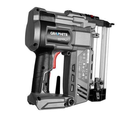 Цвяхозабивач Graphite Energy+ 18V, цвяхи до 50мм, скоби до 40мм, 2.64кг (без АКБ та ЗП) (58G081), зображення 8 Цвяхозабивач Graphite Energy+ 18V, цвяхи до 50мм, скоби до 40мм, 2.64кг (без АКБ та ЗП) (58G081), зображення 8