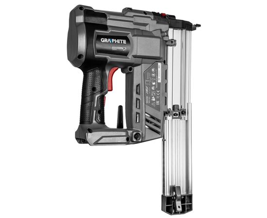 Цвяхозабивач Graphite Energy+ 18V, цвяхи до 50мм, скоби до 40мм, 2.64кг (без АКБ та ЗП) (58G081), зображення 9 Цвяхозабивач Graphite Energy+ 18V, цвяхи до 50мм, скоби до 40мм, 2.64кг (без АКБ та ЗП) (58G081), зображення 9