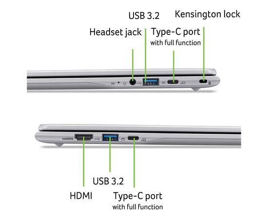 Ноутбук Acer Chromebook CB315-6H (NX.JGHEU.003), изображение 10 Ноутбук Acer Chromebook CB315-6H (NX.JGHEU.003), изображение 10
