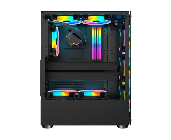 Корпус 1stPlayer V2-A-BK-4F1, изображение 3 Корпус 1stPlayer V2-A-BK-4F1, изображение 3