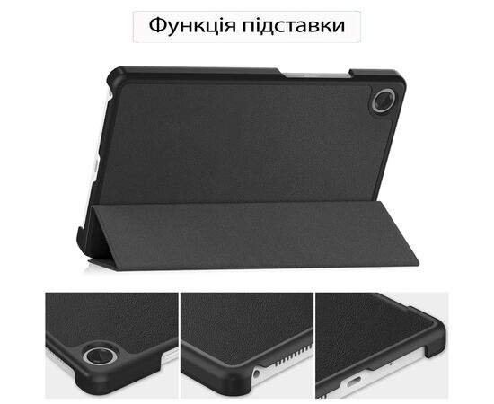 Чехол для планшета BeCover Smart Case Lenovo Tab One / Tab K9 8.7" 2025 (TB305XU/FU) Black (713744), изображение 4 Чехол для планшета BeCover Smart Case Lenovo Tab One / Tab K9 8.7" 2025 (TB305XU/FU) Black (713744), изображение 4