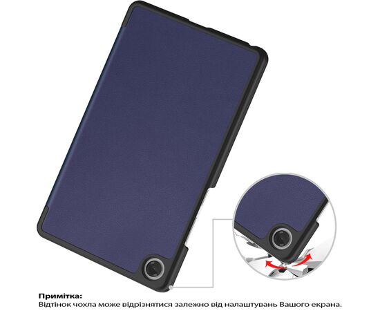 Чохол до планшета BeCover Smart Case Lenovo Tab One / Tab K9 8.7" 2025 (TB305XU/FU) Deep Blue (713745), зображення 3 Чохол до планшета BeCover Smart Case Lenovo Tab One / Tab K9 8.7" 2025 (TB305XU/FU) Deep Blue (713745), зображення 3