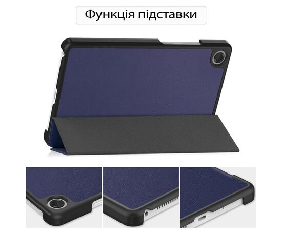 Чохол до планшета BeCover Smart Case Lenovo Tab One / Tab K9 8.7" 2025 (TB305XU/FU) Deep Blue (713745), зображення 4 Чохол до планшета BeCover Smart Case Lenovo Tab One / Tab K9 8.7" 2025 (TB305XU/FU) Deep Blue (713745), зображення 4