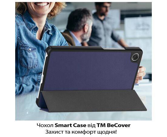 Чохол до планшета BeCover Smart Case Lenovo Tab One / Tab K9 8.7" 2025 (TB305XU/FU) Deep Blue (713745), зображення 5 Чохол до планшета BeCover Smart Case Lenovo Tab One / Tab K9 8.7" 2025 (TB305XU/FU) Deep Blue (713745), зображення 5