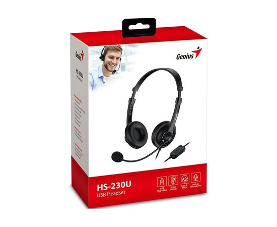 Наушники Genius HS-230U Black (31710021401), изображение 5
