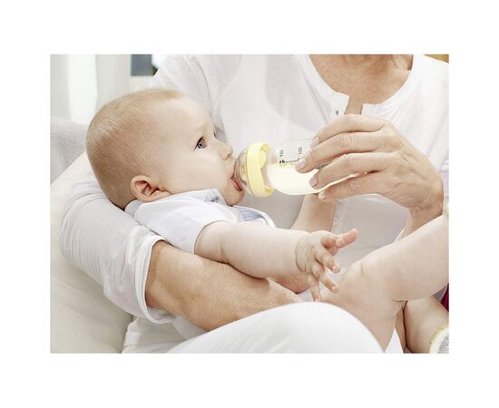 Набор для кормления новорожденных Medela Calma Кальма система годування з пляшечкою 150 мл (008.0124), изображение 4 Набор для кормления новорожденных Medela Calma Кальма система годування з пляшечкою 150 мл (008.0124), изображение 4
