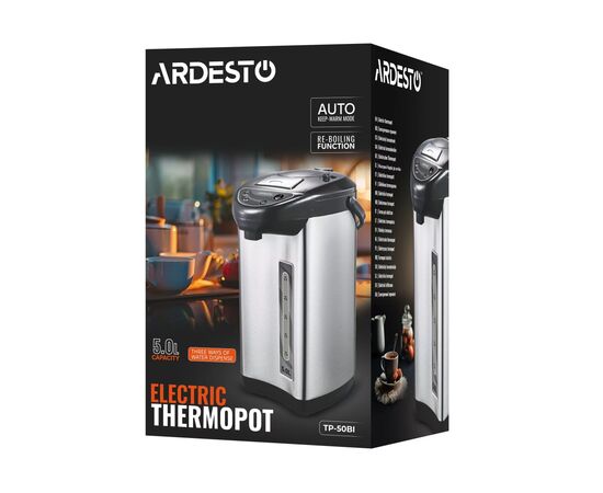Электрочайник Ardesto TP-50BI, изображение 9 Электрочайник Ardesto TP-50BI, изображение 9