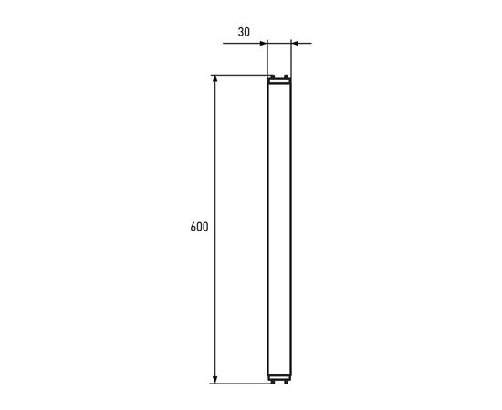 Лампочка Eurolamp Линейная светодиодная лампа EUROLAMP стекло 9W G13 (T8) 4000K 220V (LED-T8-9W/4000(скло)), изображение 3 Лампочка Eurolamp Линейная светодиодная лампа EUROLAMP стекло 9W G13 (T8) 4000K 220V (LED-T8-9W/4000(скло)), изображение 3