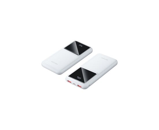 Батарея универсальная Vention 10000mAh 22.5W 3A PD, QC/3.0, LED Display, White (FHKW0), изображение 3 Батарея универсальная Vention 10000mAh 22.5W 3A PD, QC/3.0, LED Display, White (FHKW0), изображение 3