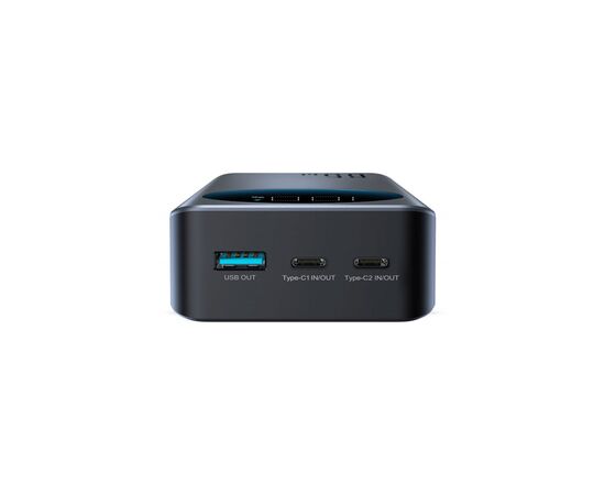 Батарея универсальная JOYROOM 30000mAh 65W PD, QC/3.0, USB-A, 2xUSB-C In/Out, Black (JR-PBF05), изображение 5 Батарея универсальная JOYROOM 30000mAh 65W PD, QC/3.0, USB-A, 2xUSB-C In/Out, Black (JR-PBF05), изображение 5
