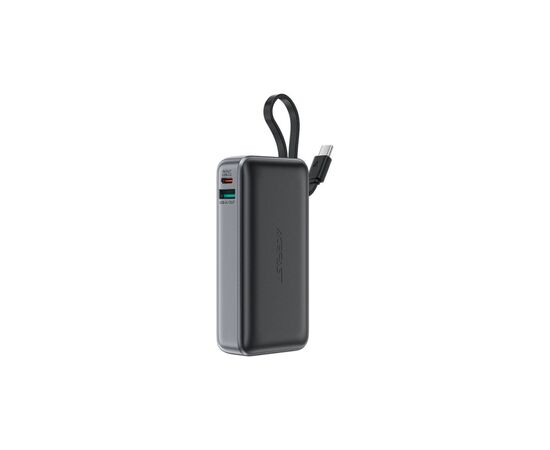Батарея универсальная Acefast 10000mAh 30W PD, USB-C witch cable, USB-A, Li-Pol, M7 Black (6974316283379) Батарея универсальная Acefast 10000mAh 30W PD, USB-C witch cable, USB-A, Li-Pol, M7 Black (6974316283379)