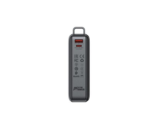 Батарея универсальная Acefast 20000mAh 67W PD/3.0, 20В/3.35A Type-C, USB-A, with cable, Li-ion M4 Black (6974316282723), изображение 3 Батарея универсальная Acefast 20000mAh 67W PD/3.0, 20В/3.35A Type-C, USB-A, with cable, Li-ion M4 Black (6974316282723), изображение 3