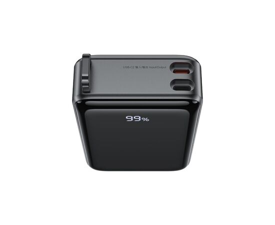 Батарея универсальная Acefast 20000mAh 67W PD/3.0, 20В/3.35A Type-C, USB-A, with cable, Li-ion M4 Black (6974316282723), изображение 4 Батарея универсальная Acefast 20000mAh 67W PD/3.0, 20В/3.35A Type-C, USB-A, with cable, Li-ion M4 Black (6974316282723), изображение 4