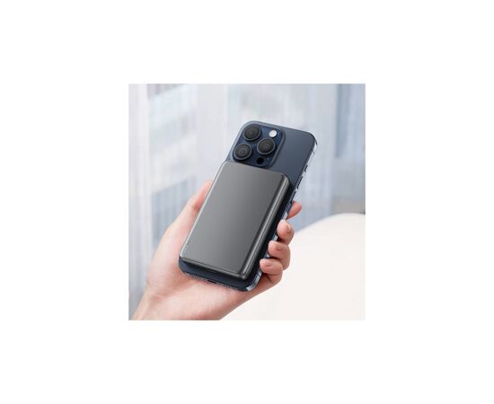 Батарея универсальная Acefast Magnetic Wireless 10000mAh 20W PD, QC/3.0, QI 15W, M12 Black (6974316283393), изображение 6 Батарея универсальная Acefast Magnetic Wireless 10000mAh 20W PD, QC/3.0, QI 15W, M12 Black (6974316283393), изображение 6
