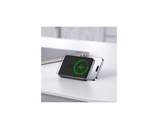 Батарея универсальная Acefast Magnetic Wireless 10000mAh 20W PD, QC/3.0, QI 20W, M6 Black (6974316282600), изображение 6 Батарея универсальная Acefast Magnetic Wireless 10000mAh 20W PD, QC/3.0, QI 20W, M6 Black (6974316282600), изображение 6