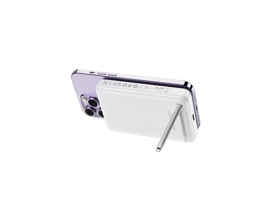 Батарея универсальная Acefast Magnetic Wireless 10000mAh 20W PD, QC/3.0, QI 20W, M6 White (6974316282617), изображение 5 Батарея универсальная Acefast Magnetic Wireless 10000mAh 20W PD, QC/3.0, QI 20W, M6 White (6974316282617), изображение 5