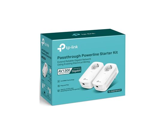 Адаптер Powerline TP-Link TL-PA8010PKIT, изображение 3 Адаптер Powerline TP-Link TL-PA8010PKIT, изображение 3