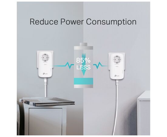 Адаптер Powerline TP-Link TL-PA8010PKIT, изображение 7 Адаптер Powerline TP-Link TL-PA8010PKIT, изображение 7