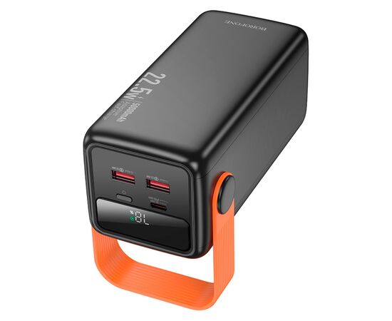 Батарея универсальная BOROFONE 50000mAh BJ66A Magnifico 22.5W PD/20W Black (6941991115158), изображение 3 Батарея универсальная BOROFONE 50000mAh BJ66A Magnifico 22.5W PD/20W Black (6941991115158), изображение 3