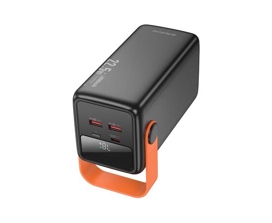 Батарея универсальная BOROFONE 60000mAh BJ66B Magnifico 22.5W PD/20W Black (6941991115165), изображение 3 Батарея универсальная BOROFONE 60000mAh BJ66B Magnifico 22.5W PD/20W Black (6941991115165), изображение 3