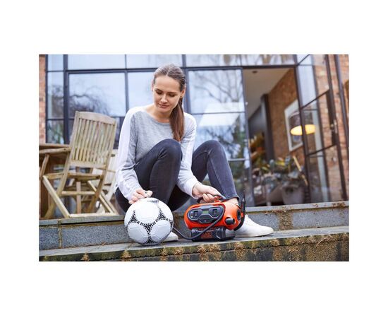 Автомобільний компресор Black&Decker Li-Ion, 18V, (без АКБ та ЗП) (BDCINF18N), зображення 9 Автомобільний компресор Black&Decker Li-Ion, 18V, (без АКБ та ЗП) (BDCINF18N), зображення 9