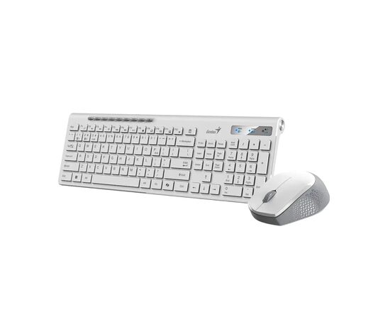 Комплект Genius SlimStar 8230 Wireless/Bluetooth UA White (31340015423), изображение 2 Комплект Genius SlimStar 8230 Wireless/Bluetooth UA White (31340015423), изображение 2