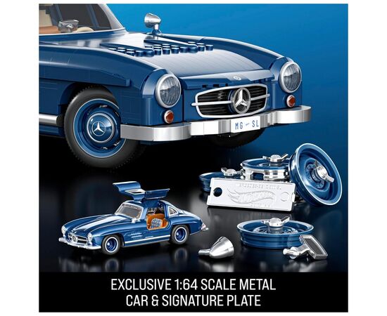 Конструктор Hot Wheels Brick Shop Mercedes-Benz 300 SL 1600 деталей (HWW25), изображение 4 Конструктор Hot Wheels Brick Shop Mercedes-Benz 300 SL 1600 деталей (HWW25), изображение 4