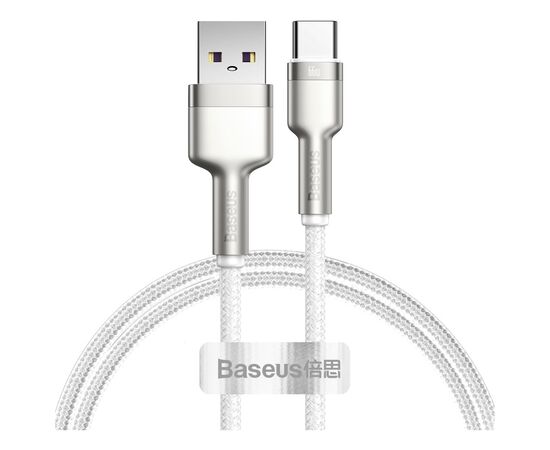 Дата кабель USB-C to USB-C 1.0m 66W metal Baseus (CAKF000102)
