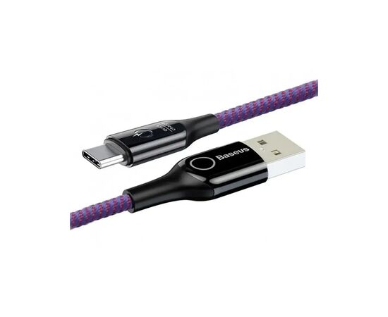 Дата кабель USB 2.0 AM to Lightning 1.0m 2.4A purple Baseus (CALCD-05), зображення 3 Дата кабель USB 2.0 AM to Lightning 1.0m 2.4A purple Baseus (CALCD-05), зображення 3