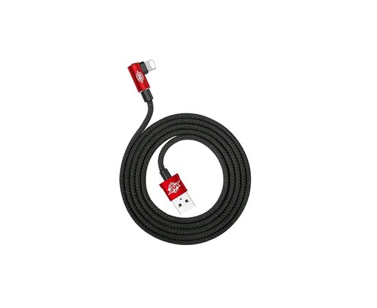 Дата кабель USB 2.0 AM to Lightning 2.0m 1.5A 90° corner red Baseus (CALMVP-A09), изображение 7