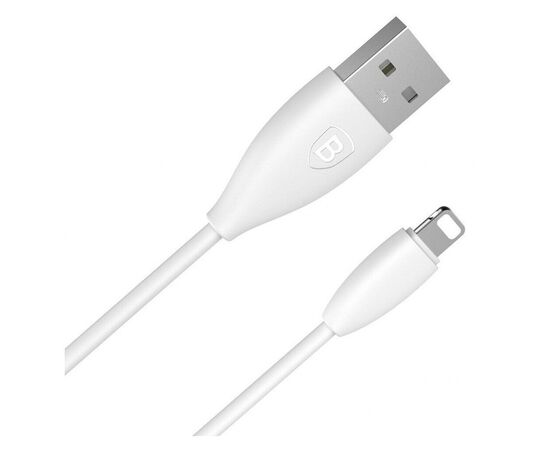 Дата кабель USB 2.0 AM to Lightning 1.2m 2.0A Baseus (CALMY-02), изображение 4 Дата кабель USB 2.0 AM to Lightning 1.2m 2.0A Baseus (CALMY-02), изображение 4